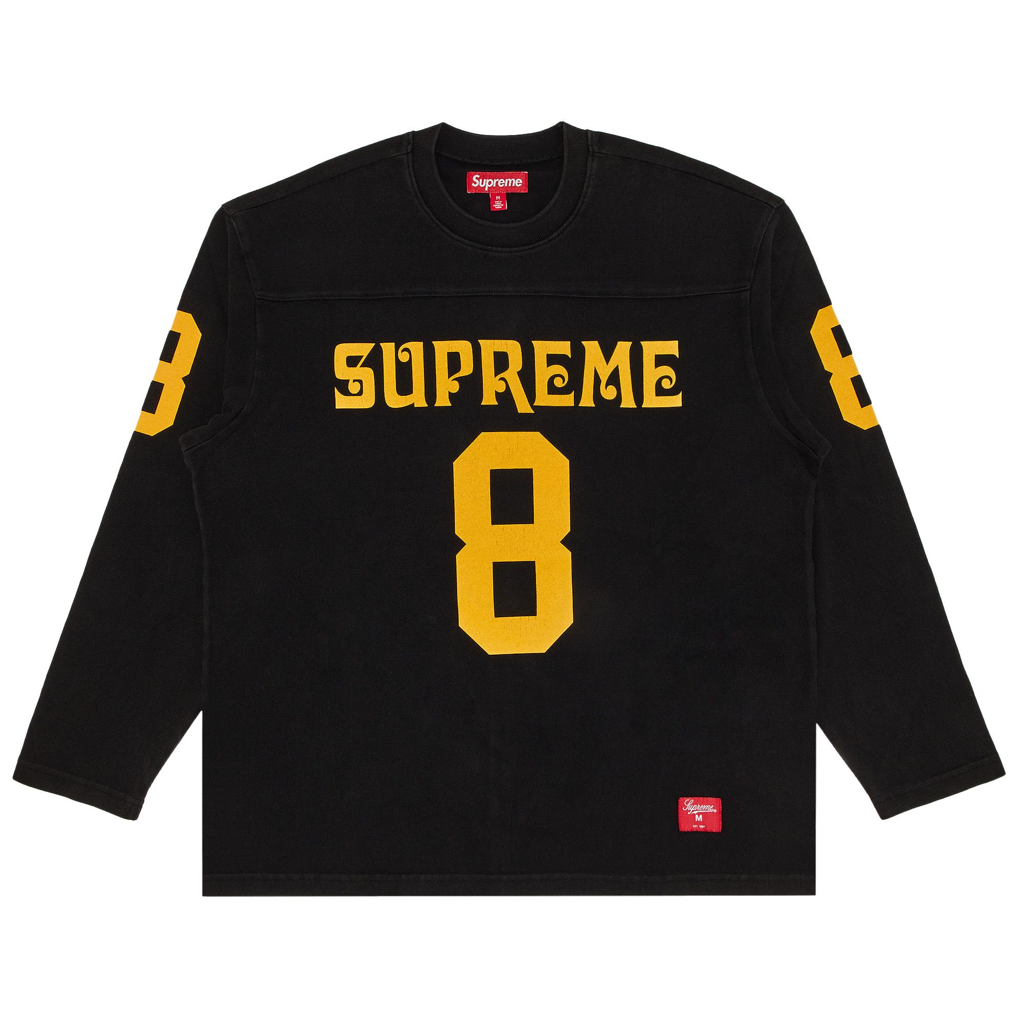 Supreme Black Long Sleeve Affiliated Football Top – Royal Culture