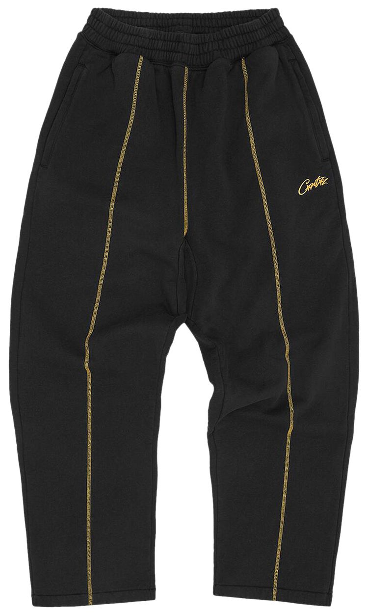 Corteiz Hmp Open Hem Sweatpant Black/Yellow – Royal Culture