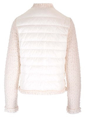 MONCLER Knitted cardigan with padding
