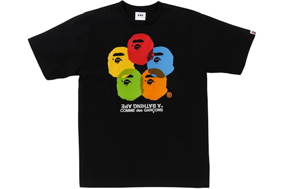 BAPE®︎ × COMME des GARÇONS OSAKA BAPE x CDG Osaka Tee (SS25) Black – Limited Edition Streetwear
