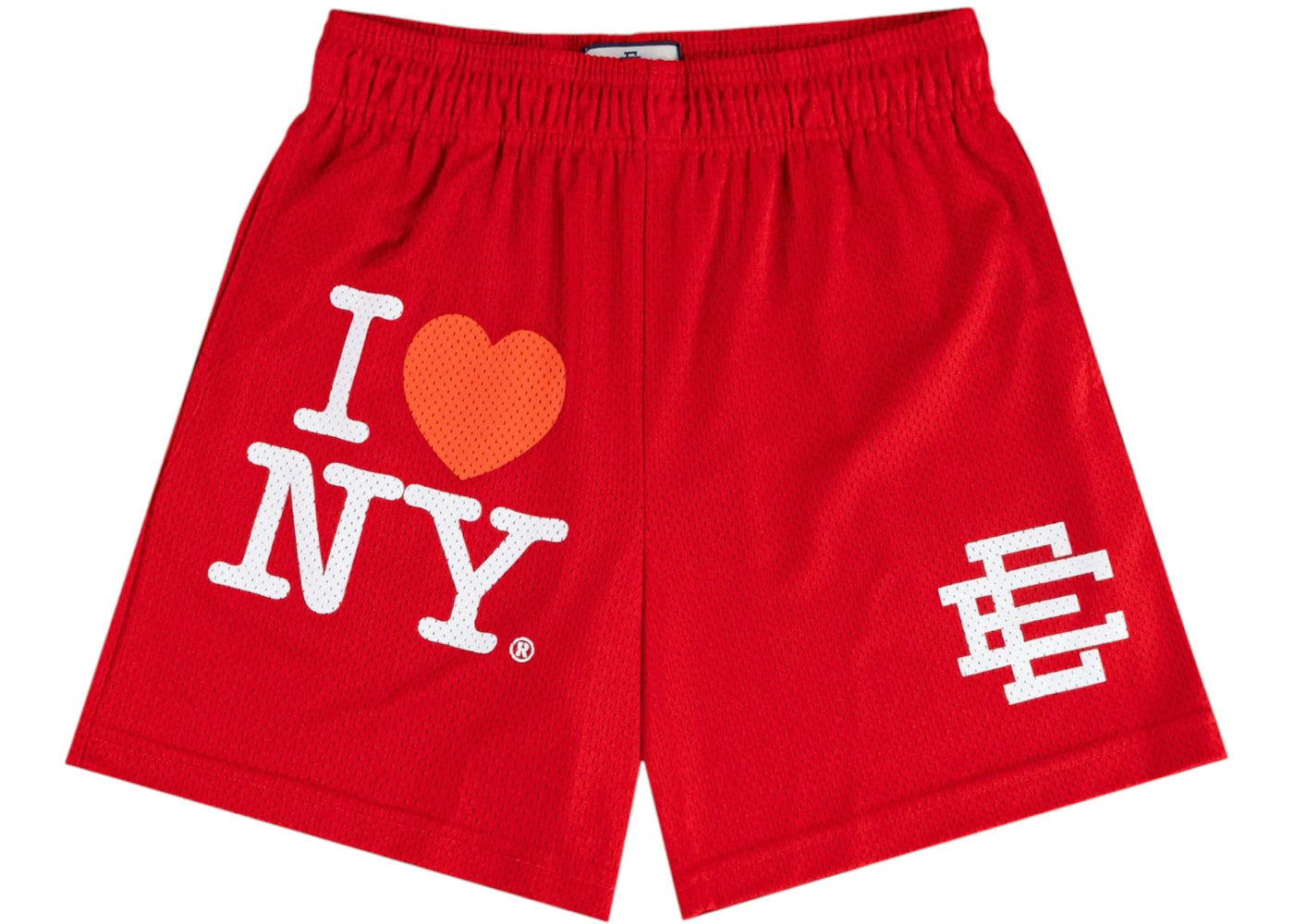Eric Emanuel Red/White I Love NYC Shorts – Royal Culture