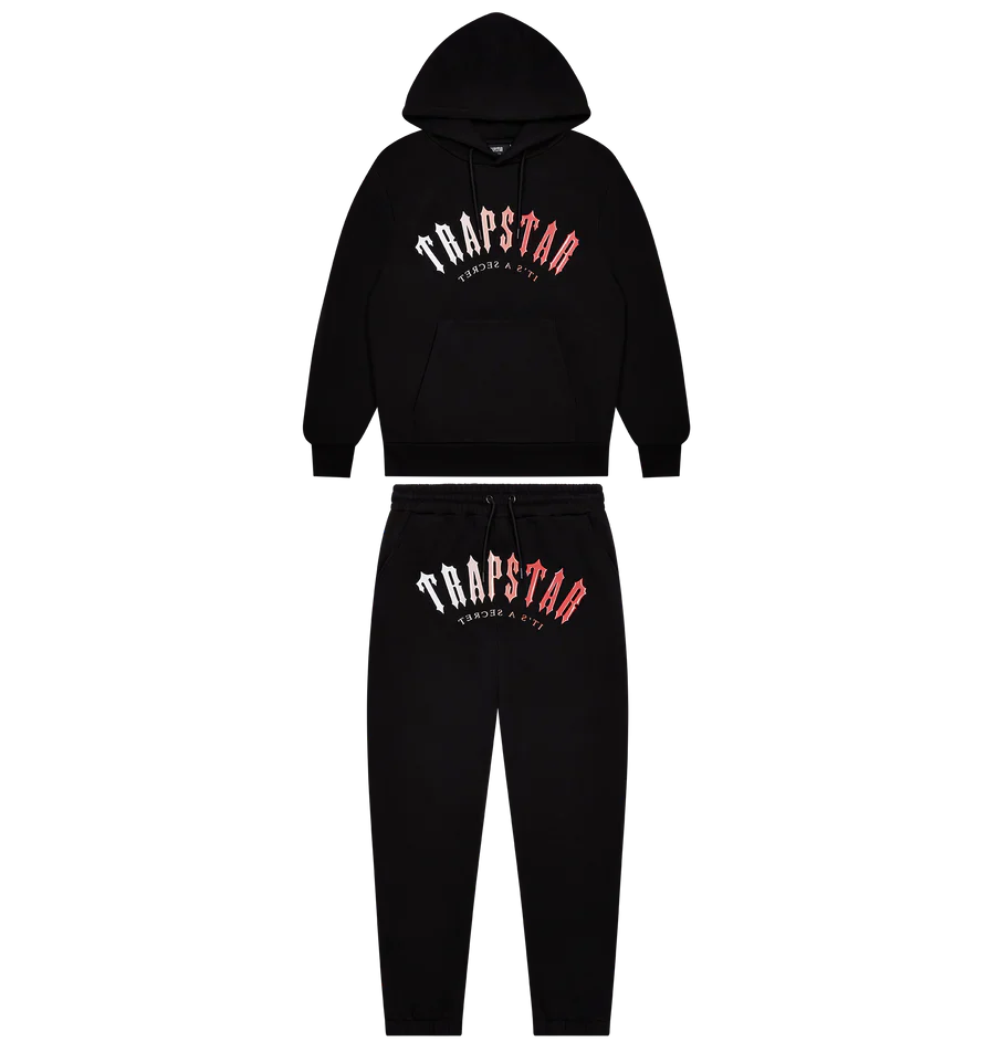 TRAPSTAR IRONGATE ARCH GEL TRACKSUIT - BLACK