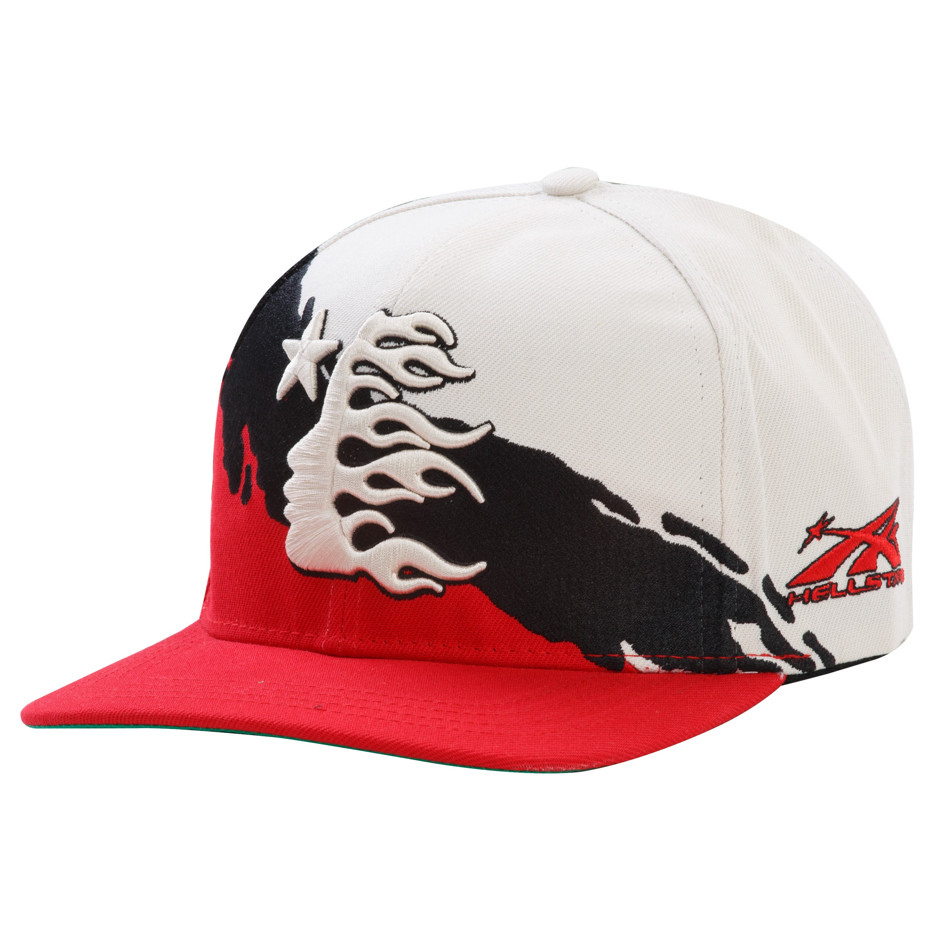 Hellstar Paintbrush Snapback Hat – Red White – Royal Culture
