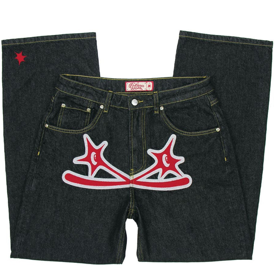 PROTECT LDN Black/Red Spike Bonkers Denim – Royal Culture