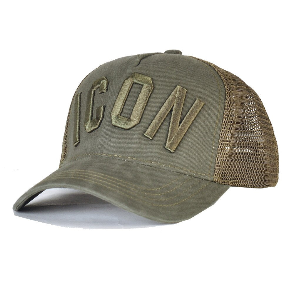 Khaki green sales dsquared cap