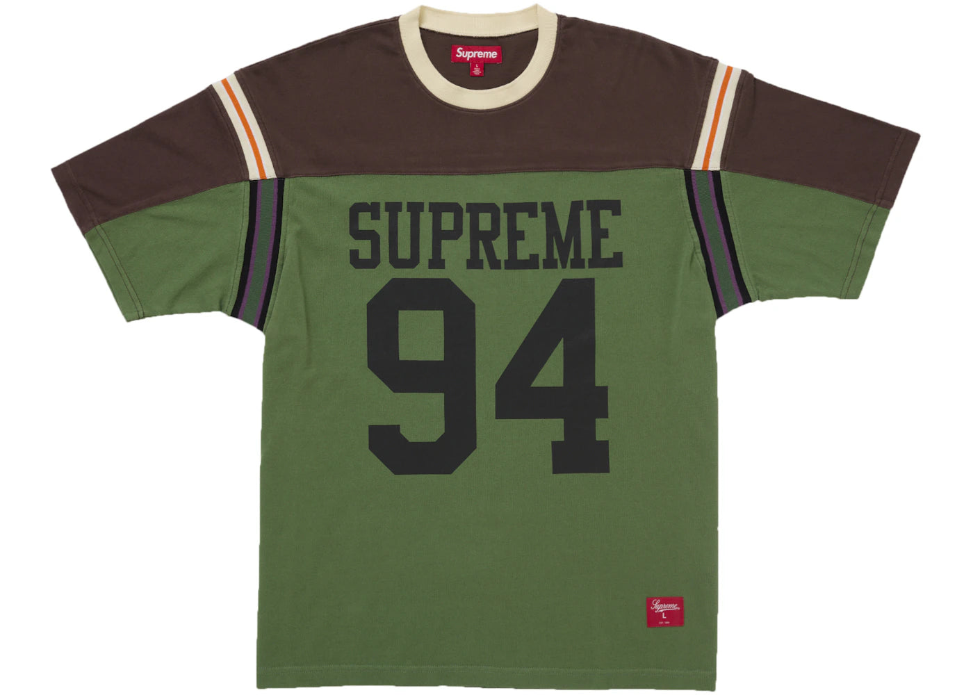 Supreme S/S Football Top Green – Royal Culture