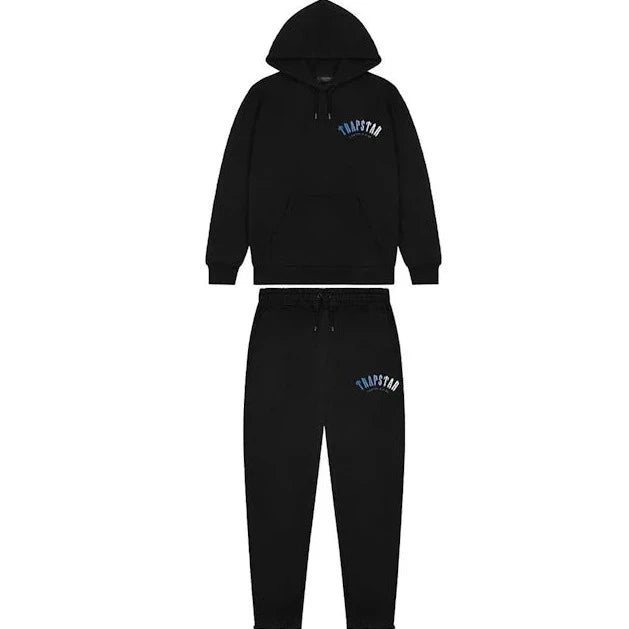 TRAPSTAR IRONGATE ARCH FADE TRACKSUIT - BLACK ICE