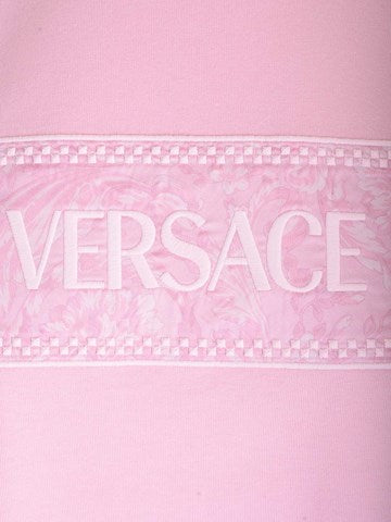 Versace Embroidered baroque t-shirt Pink