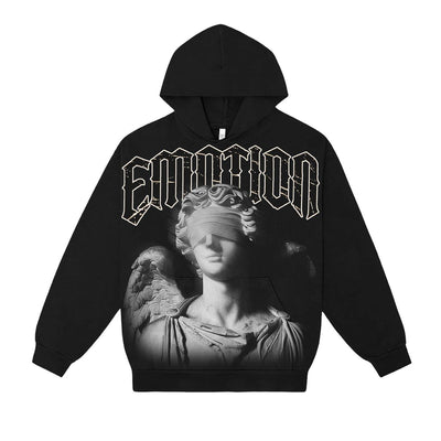 Mixed Emotions Premium Unisex Blinded Hoodie Black Limited Edition