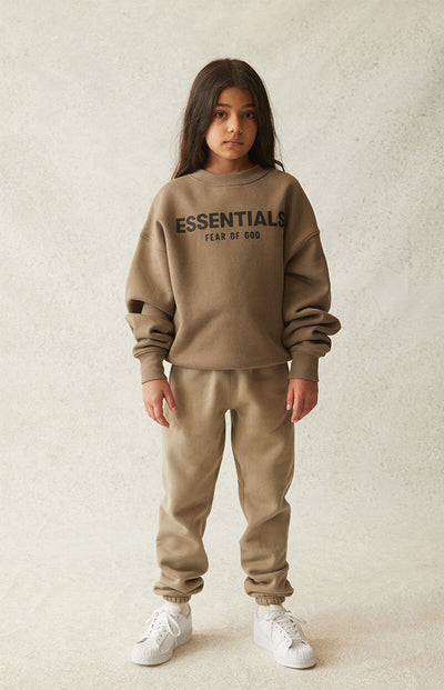 FEAR OF GOD ESSENTIALS SWEATPANTS SS21 MOSS KIDS/JR