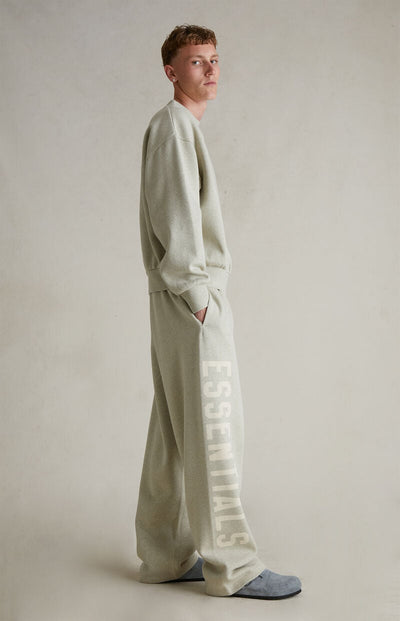 Fear of God Essentials Super Soft Lounge Fleece Sweatpants - Stone Heather