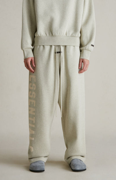 Fear of God Essentials Super Soft Lounge Fleece Sweatpants - Stone Heather