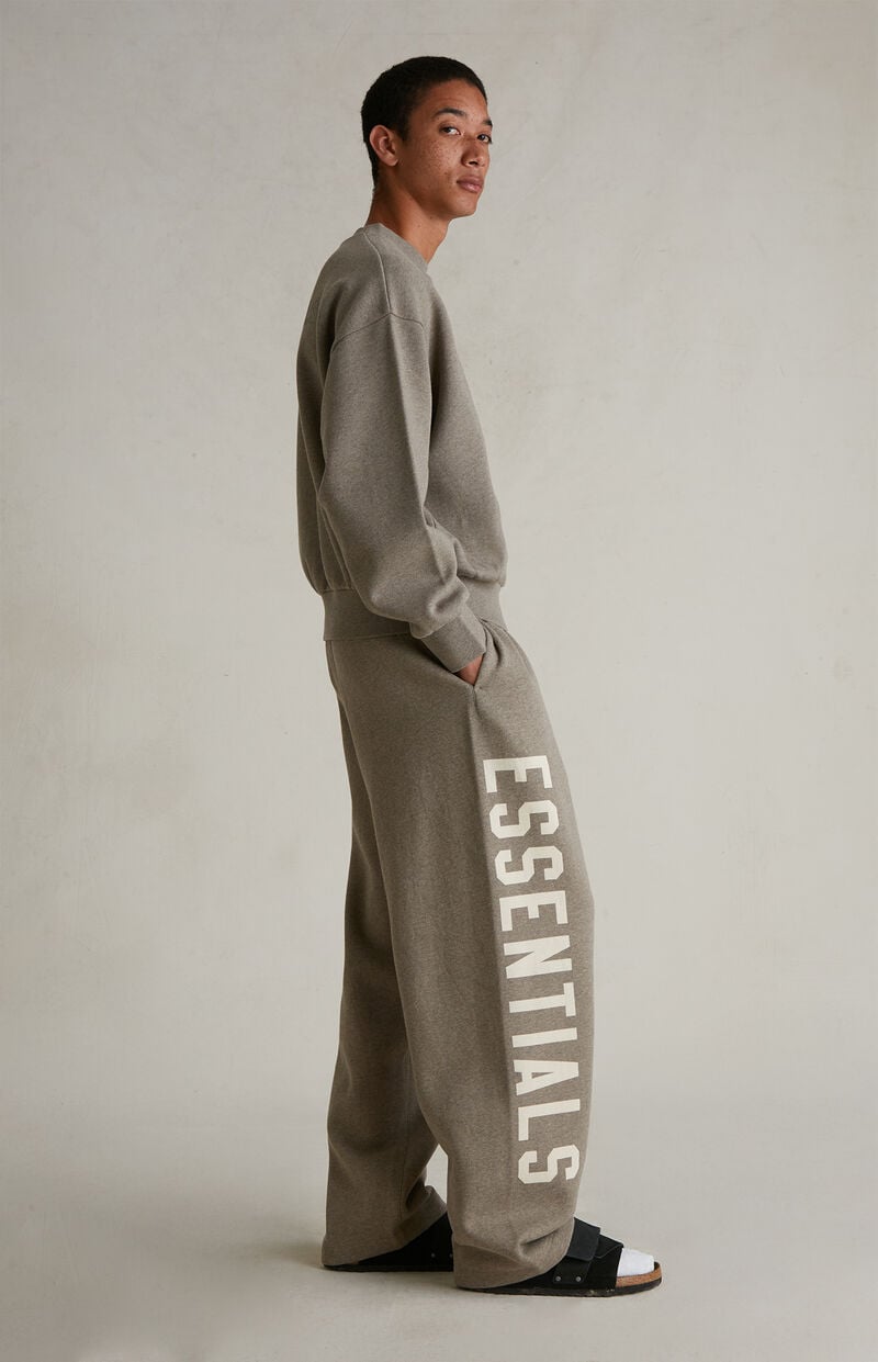 Fear of God Essentials Super Soft Lounge Fleece Sweatpants - Homestead Heather