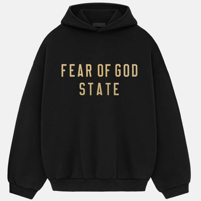 Fear Of God Essentials State Hoodie Black FW24