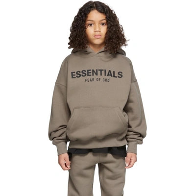 FEAR OF GOD ESSENTIALS HOODIE TAUPE KIDS JR Royal Culture