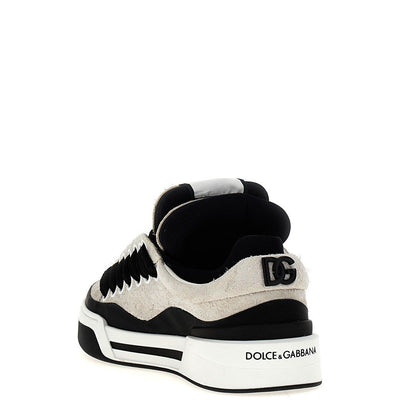Dolce & gabbana 'new roma' sneakers white/black