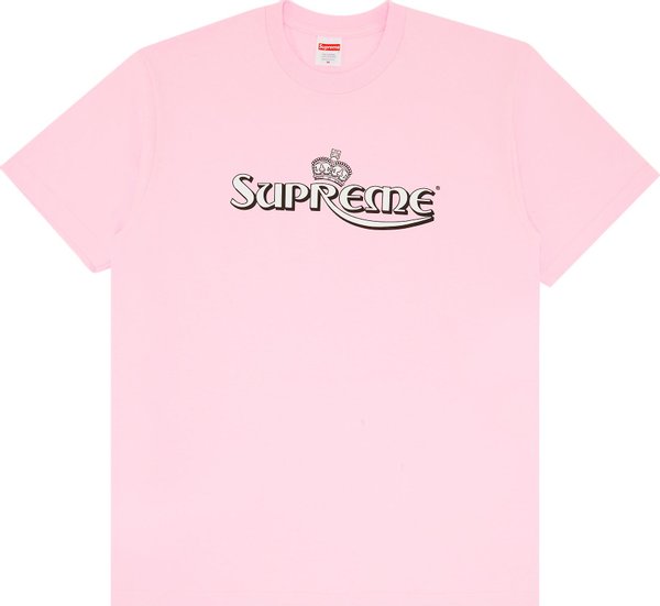 Supreme 23SS CROWN T-shirt pink