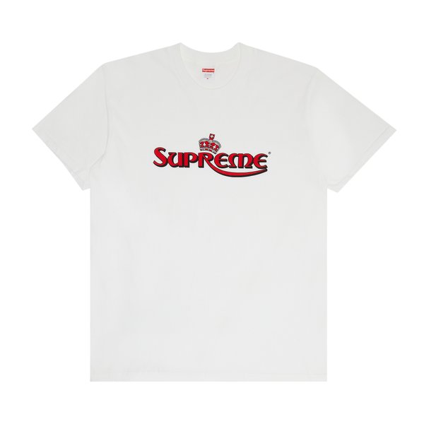 Supreme 23SS CROWN T-shirt white