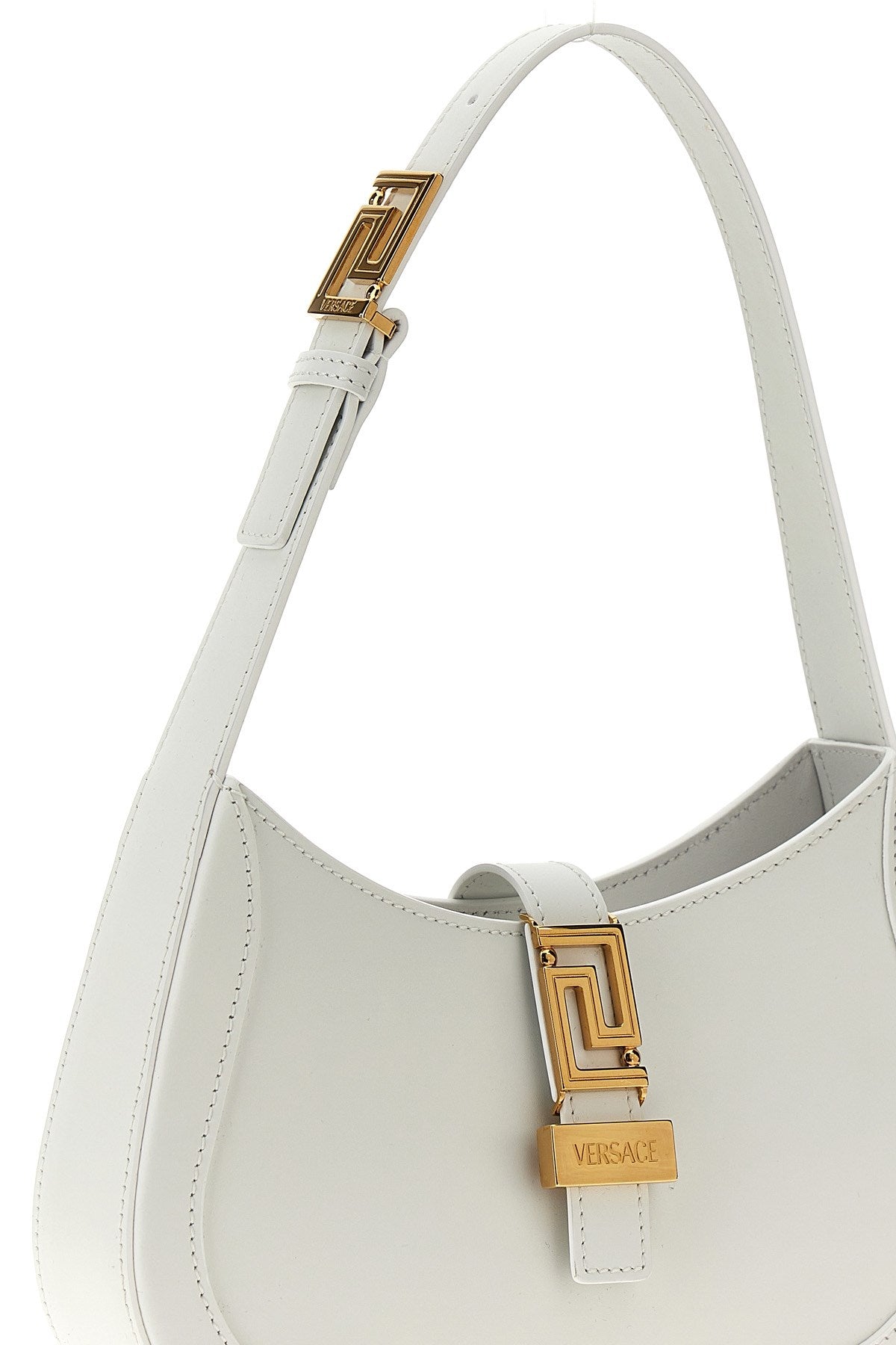 versace 'Greca Goddess' small shoulder bag white