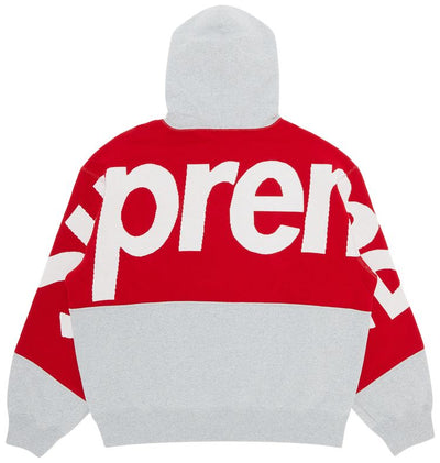 Supreme Big Logo Jacquard Hooded Sweat