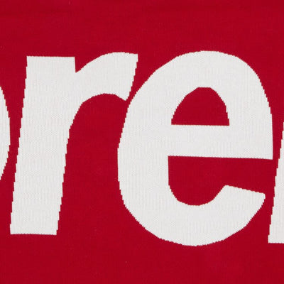 Supreme Big Logo Jacquard Hooded Sweat
