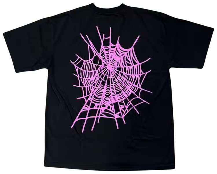 Sp5der Web Tee Black/Pink