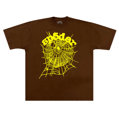 Sp5der OG Web Tee Brown