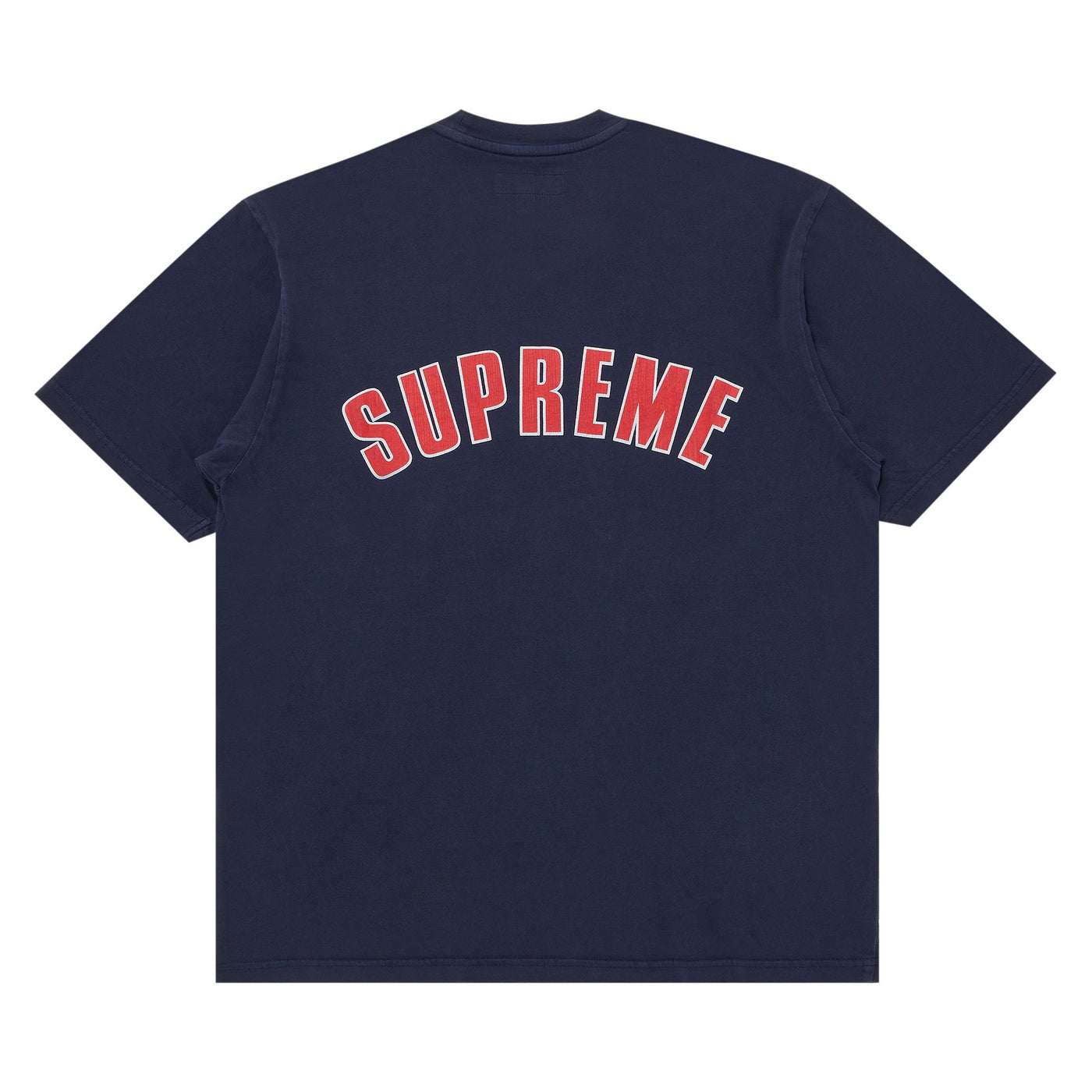 Supreme Cracked Arc Short Sleeve Top Navy