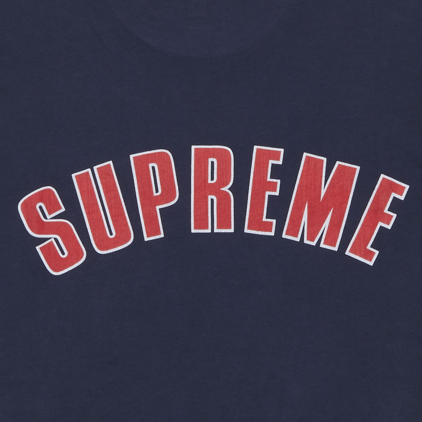 Supreme Cracked Arc Short Sleeve Top Navy