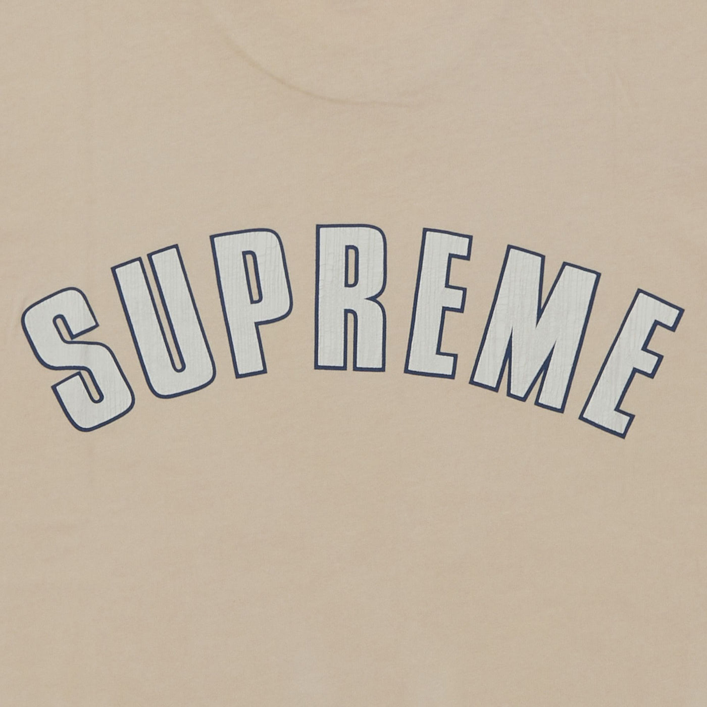 Supreme Cracked Arc Short-Sleeve Top Light Tan