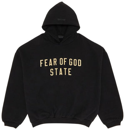 Fear Of God Essentials State Hoodie Black FW24