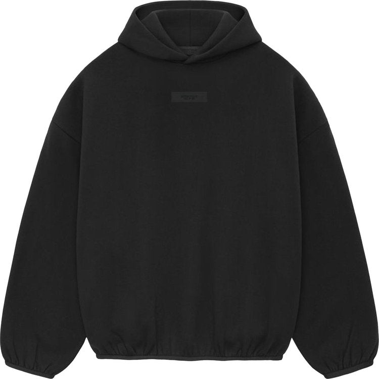 Fear of God Essentials Hoodie Jet Black (SS24)