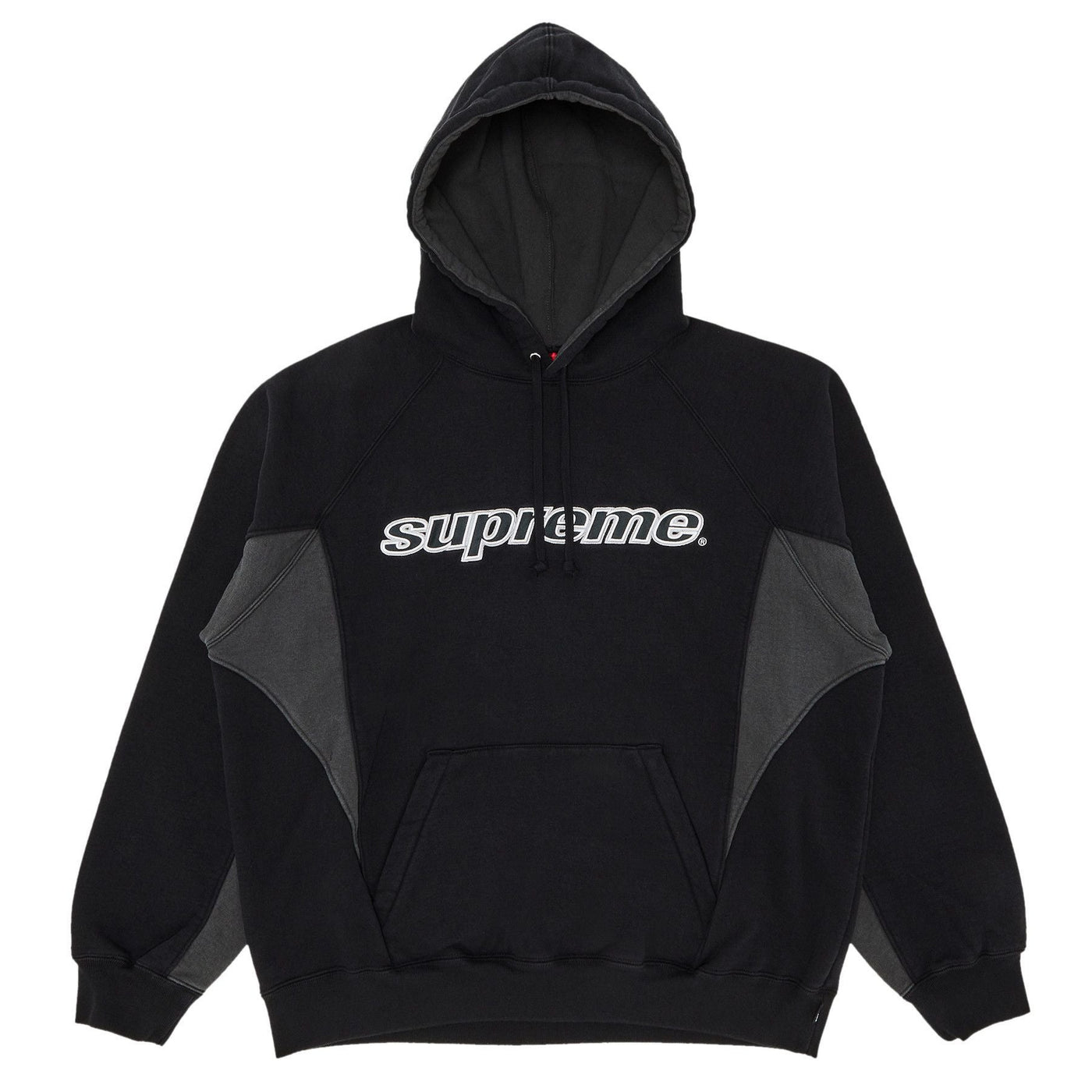 Supreme Division Hooded Sweat Black