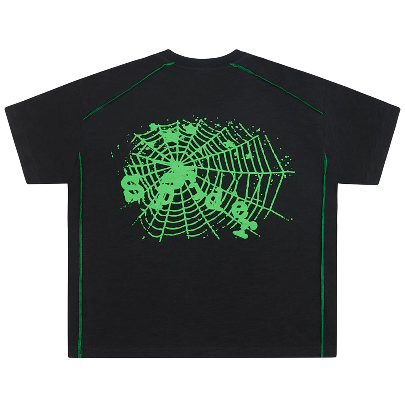 Sp5der Contrast Stitch Tee