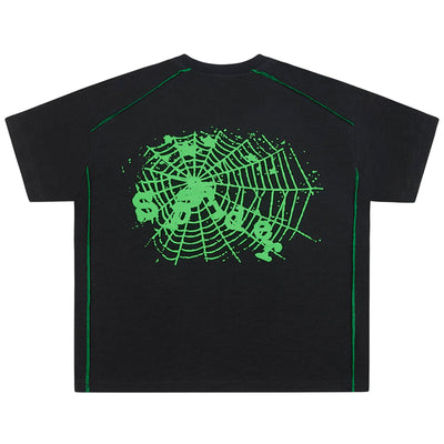 Sp5der Contrast Stitch Tee