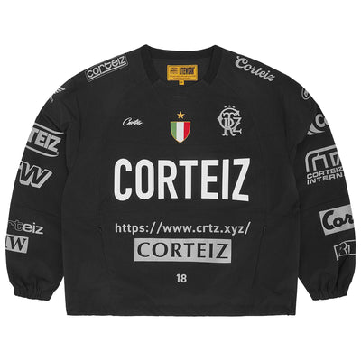 Corteiz Sponsors Training Pullover Black