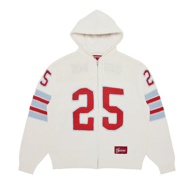 Supreme Sport Zip-Up Hooded Sweater White - Spring/Summer 2025 Collection