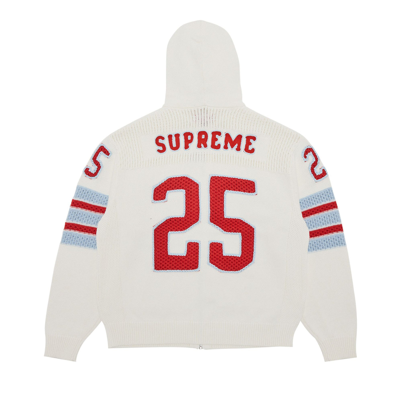 Supreme Sport Zip-Up Hooded Sweater White - Spring/Summer 2025 Collection