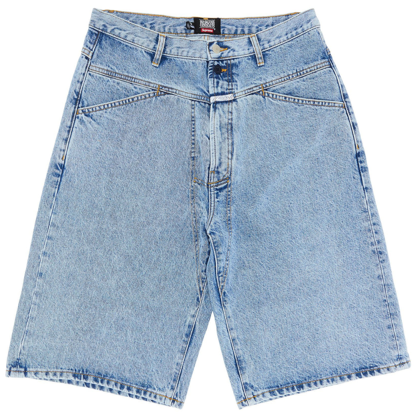 Supreme X Martithe Francois Girbaud X-Seam Baggy Denim Short Washed Indigo
