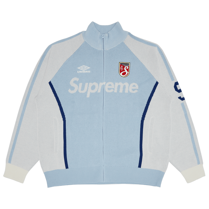 Supreme®/Umbro® Zip Up Sweater SUPREME x UMBRO ZIP UP KNIT SWEATER Size M ( อก 23-23.5 นิ้ว