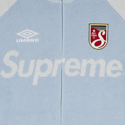 Supreme x Umbro Zip Up Sweater Light Blue
