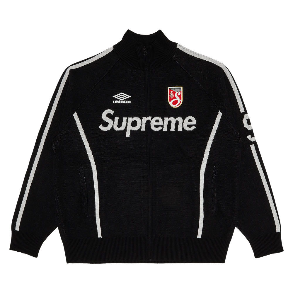 Supreme x Umbro Zip Up Sweater Black