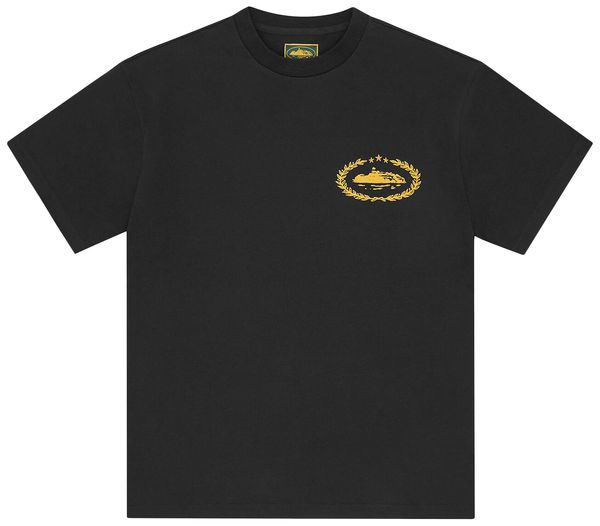 Corteiz Royale Heavyweight Tee Black/Yellow