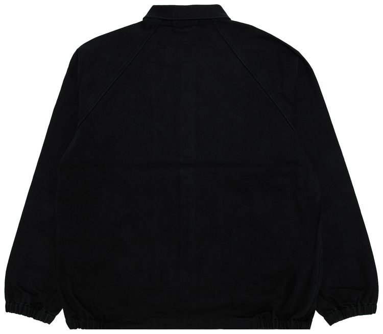 Supreme Arc Logo Black Denim Coaches Jacket: Iconic Streetwear Outerwear