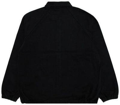 Supreme Arc Logo Black Denim Coaches Jacket: Iconic Streetwear Outerwear