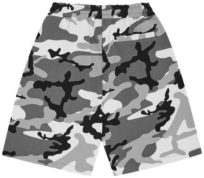 Corteiz Island Arctic Camo Puff Print Sweatshorts: Premium Streetwear Comfort