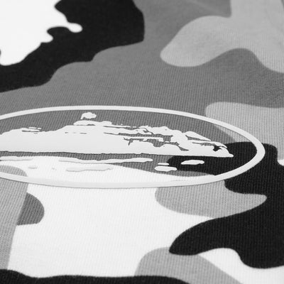 Corteiz Island Arctic Camo Puff Print Sweatshorts: Premium Streetwear Comfort