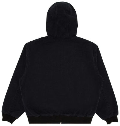 Supreme Black Reflective Arc Hooded Work Jacket – Essential Winter Style