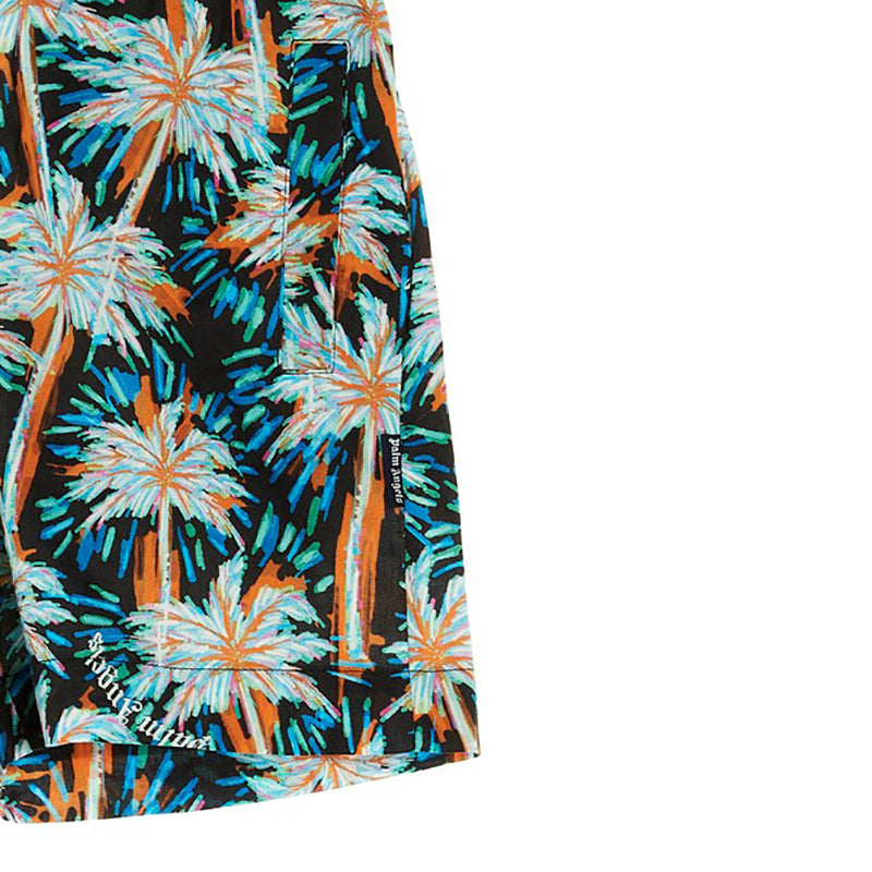 PALM ANGELS All-over Print Bermuda Shorts