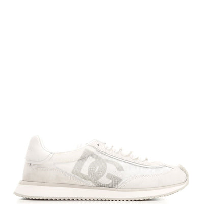 Dolce & Gabbana Women's DG Cushion Mesh Sneakers with Fire Logo